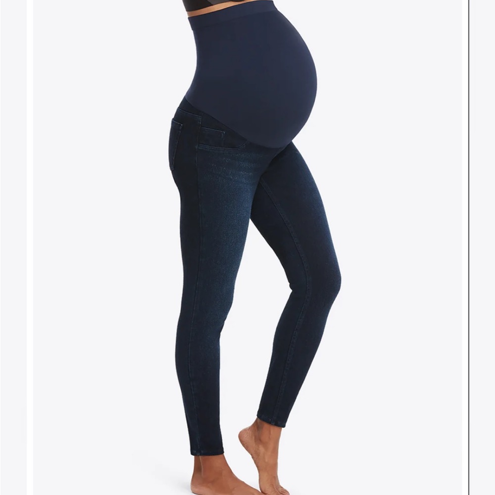 Mama ankle jean ish maternity leggings by Spanx